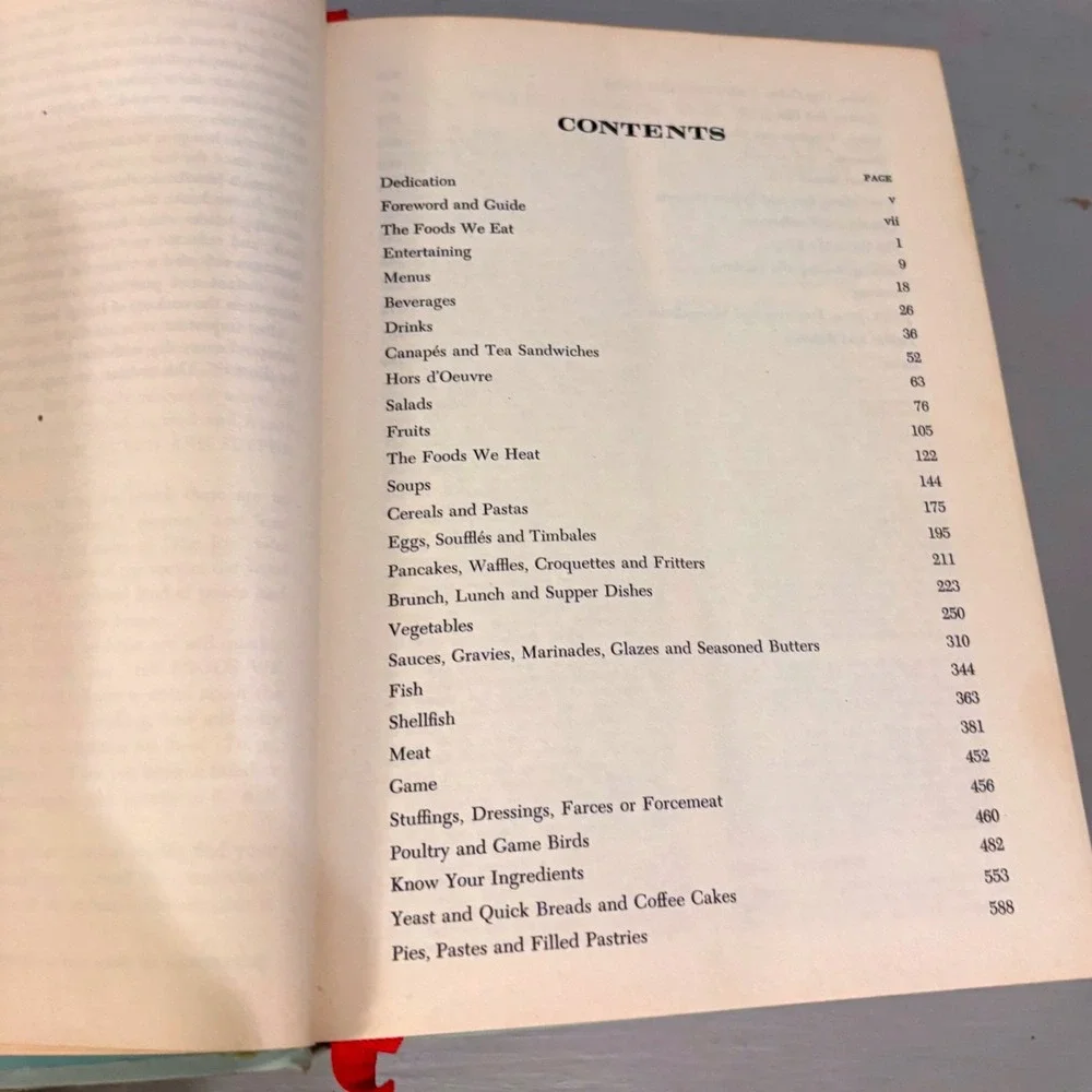 Vtg 1960s Joy of Cooking Hardcover Cookbook Mid Century Retro Kitchen Display